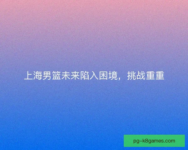上海男篮未来陷入困境，挑战重重